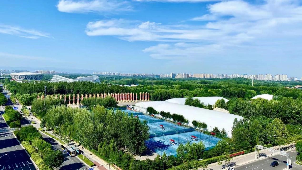 北京奥林匹克森林公园气膜网球馆