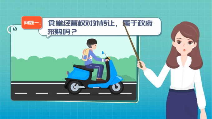 【政采小知识】食堂经营权对外转让，属于政府采购吗？