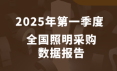 数说政采 | 2025年第一季度照明采购数据概览